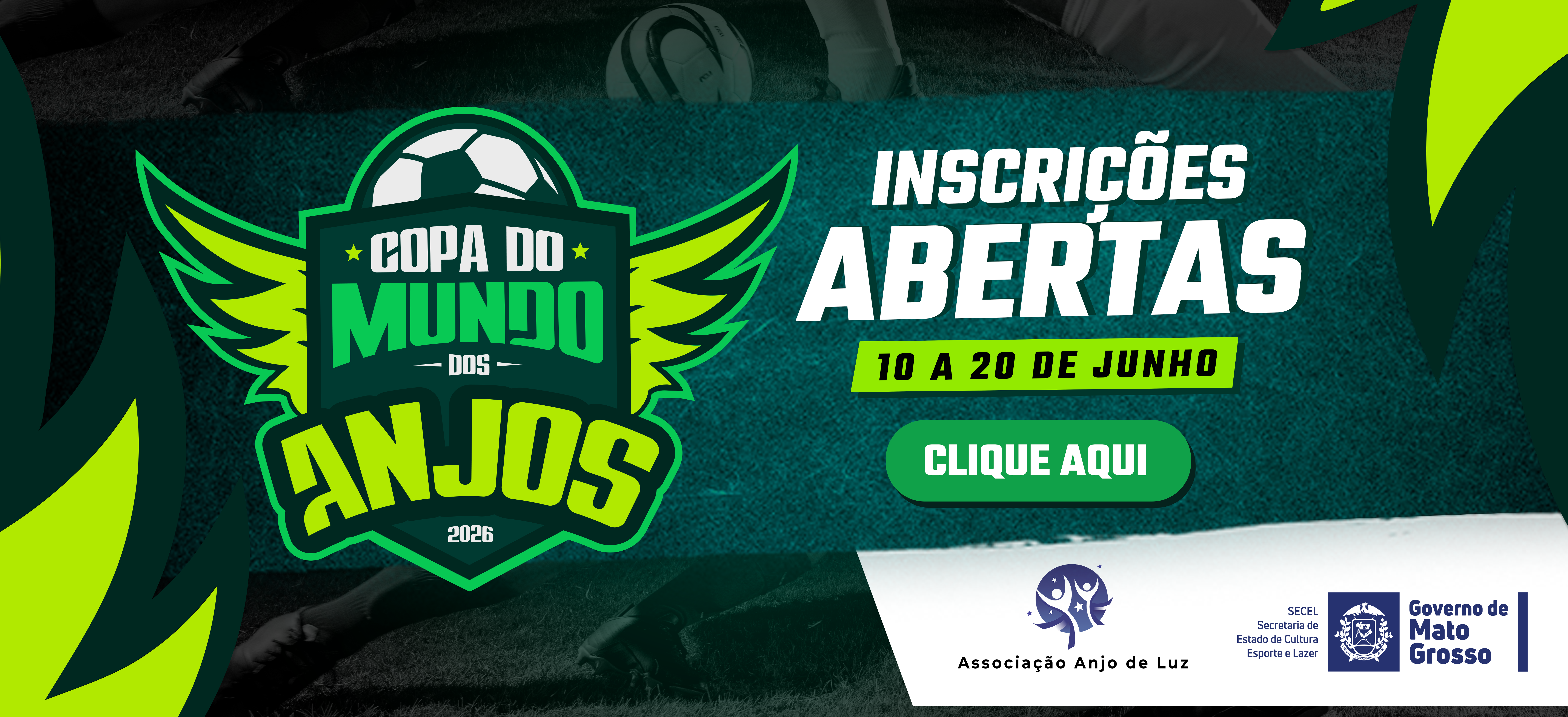 Copa do Mundo dos Anjos 2026 — Inscrições abertas 10/06 a 20/06